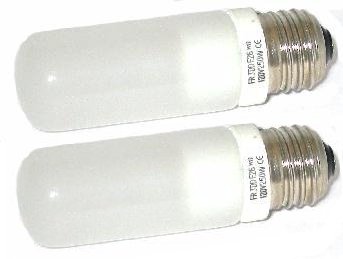 2 x Visico 110v 150W Halogen Model Lamp Tube Bulb 2 Pack for Monolight Flash