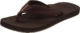 Reef Womens Reef Braided Cushion Flip Flop Sandal,Brown,9 M US