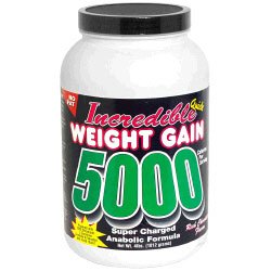 Incredible Quick Weight Gain 5000-Vitol 5000 Calorie Weight Gainer, 4lb Chocolate
