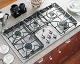 GE Profile  JGP975SEKSS 36 Built In Gas Cooktop  Stainless Steel