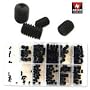 Allen Head Hex Socket Set Screw Shop Assortment - 200 Pieces