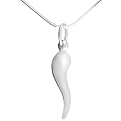 Silver Italian Horn Pendant
