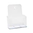 deflect-o Euro-Style One-Pocket Rigid Plastic Brochure Display Rack, Clear (74901)