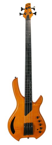 LightWave Saber Bass VL 4-String Fretless, Transparent Amber