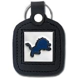 31UmY9wSs L. SL160  Detroit Lions Square Leather Key Chain   NFL Football Fan Shop Sports Team Merchandise