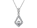 Diamond Drop Pendant 1/4 Carat (ctw) in 14K White Gold