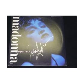 Signed Madonna Open Your Heart Album