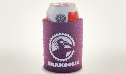 Shakoolie 3-pack (3 Shakoolies, 3 Launch Pads) - The Original Shower Beer Can Cooler (Purple)