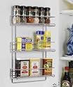 Three-Tier Mounted Spice Rack - Chrome