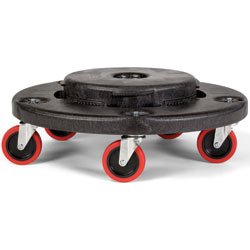 Click here to buy Black Universal Drum Dolly (2650BK) by Rubbermaid.