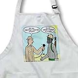 Gas Mask Use in Iraq - BLACK Full Length Apron With Pockets 22w X 30l
