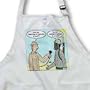 Gas Mask Use in Iraq - BLACK Full Length Apron With Pockets 22w X 30l