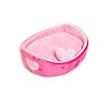 Pet Couture Round Bed with Heart Cushion-Large-Pink