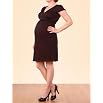 A Pea in the Pod: Short Sleeve Faux Wrap Maternity Dress