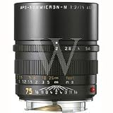 Leica 75mm f/2 Summicron-M Aspherical Manual Focus Lens for M System (11637)