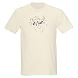 Bob Dylan Ash Grey T-Shirt Music Light T-Shirt by CafePress
