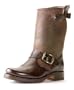 FRYE 77509 VERONICA SHORTIE DARK BROWN SIZE 8