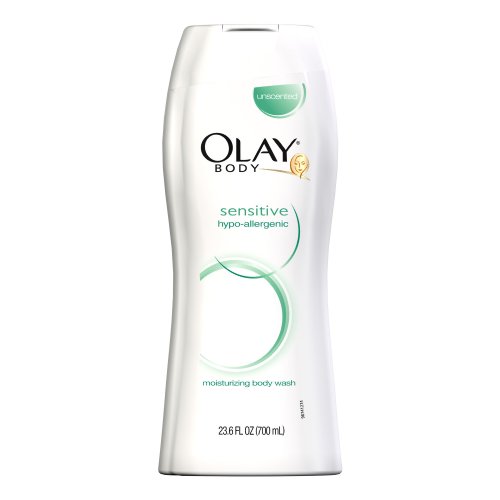 Olay Bodywash, Sensitive, 23.6-Ounce Bottle (Pack of 3)
