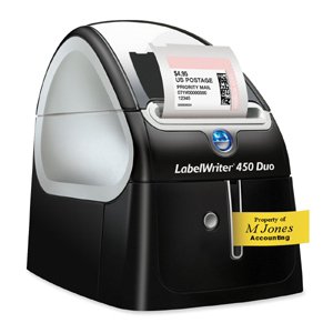 DYMO LabelWriter 450 DUO PC/Mac-Connected Label Printer and Software