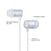 Cablex In-Ear Headphones Noise Isolating Earphones with In-line Mic for iPhone, iPad, iPod, Samsung, Nokia Smartphones, Tablets, MP3/MP4 Players and More (Silver)