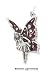 Sterling Silver Enameled Fairy Charm - JewelryWeb