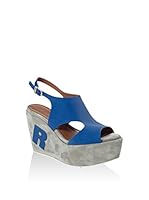 RUCO LINE Sandalias de cuña (Azul)