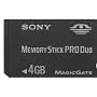 Sony 4GB Memory Stick Pro DUO