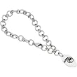 Stainless Steel Washington Redskins Logo Dangle Bracelet