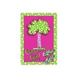 Custom Decor Carolina Girl Large Garden Flag