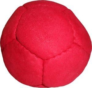 Flying Clipper Hybrid 3" Ultra Suede Soft Juggle Ball, red