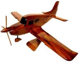Wooden Cirrus 22 Aircraft Model - Made of Solid Mahogany Wood