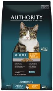 Authority Adult Formula Dry Cat Food -18 lb