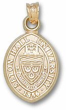 Seton Hall Pirates "seal" Pendant - 10kt Gold Jewelry Picture