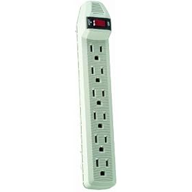 Coleman Cable 046588912 6-Outlet Power Strip with 15-Feet Cord by Coleman
