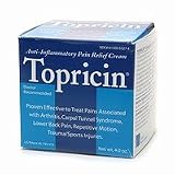 Topricin Anti-Inflammatory Pain Relief Cream 4 oz Jar 1 ea