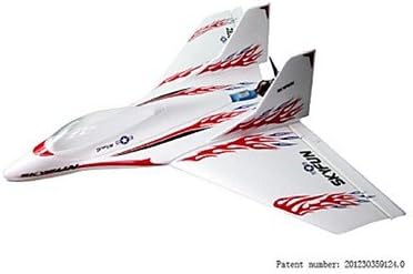 OOFAYWRJ Skyartec RC Airplane Brushless ARF Kit (AP04-1) , red/white