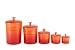 Le Creuset Volcanic set of 5 storage jars 1 x 0.2L 1 X 0.4L 1 X 0.8L 1 X 2.4L 1 X 3.8L
