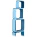 M88 3tlg. REGAL SET WANDREGAL HOLZREGAL SPIELZEUGREGAL AUFBEWAHRUNG LOUNGE CUBEN RETRO REGALE