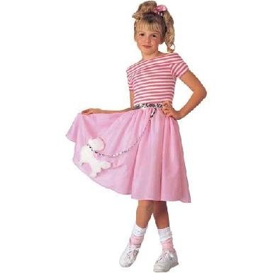 Nifty Fifties Costume Girl - Child (12-14)