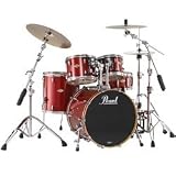 MCX Special Shell Set with Free Snare Drum (Red Glass)