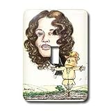 Londons Times Funny Panel Hollywood Cartoons - Sheryl Crow - Light Switch Covers - single toggle switch