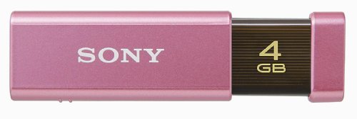 SONY ノックスライド式USBメモリー ポケットビット 4GB ハイスペック ピンク USM4GLX PA