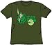 GREEN ARROW DC Comics Superhero Adult Military Green T-shirt Tee Shirt