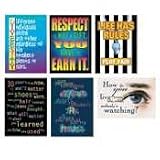 Trend TA6682 Argus large 13-3/8 x 9 poster combo pack, building character, 6/pack