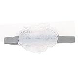 ２０１６最新　ファッションレースローズフラワーヘッドバンド　リボン　女の赤ちゃんの子供のヘアアクセサリー　グレー