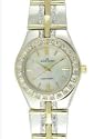 AK Anne Klein Women's Swarovski&reg; Crystal Accented Two-Tone Watch #10-7977MPTT