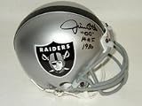 Jim Otto Autographed Oakland Raiders Mini Football Helmet with 