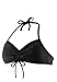 Speedo Solid Halter Bikini Top Female Black X-Large
