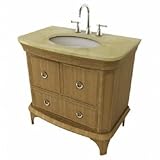 IMAGE OF Porcher 85950-00.501 36-Inch Savina Stone Top, Black Granite