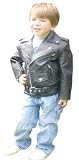 Kids/boys/girls Motorcycle Leather Jacket - The Classic